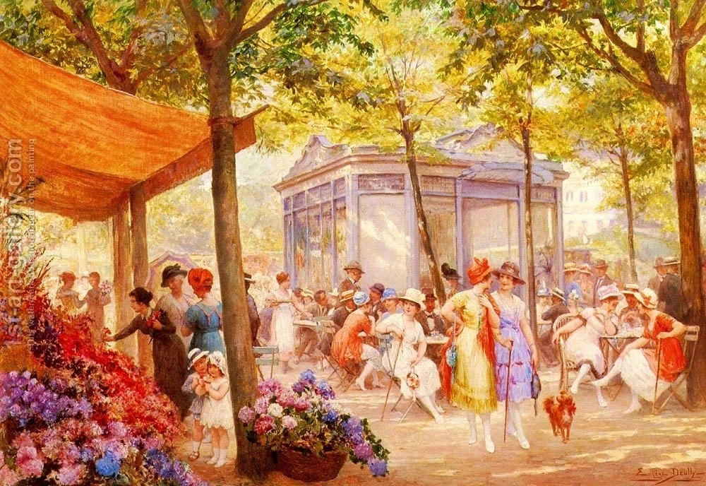 Eugène Auguste François Deully - La festa dei fiori